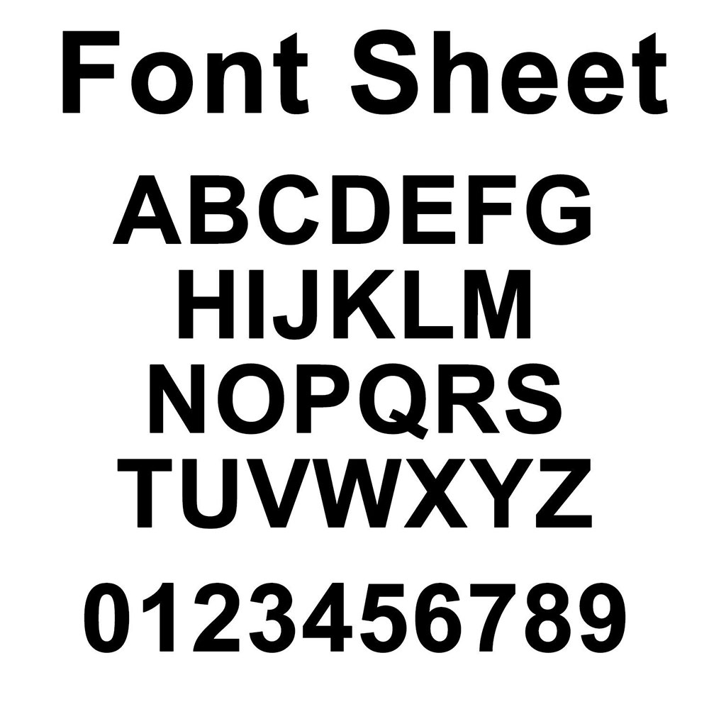 Sticky Letters for Signs YOU CHOOSE WORDS 2" 50mm high Arial Font 